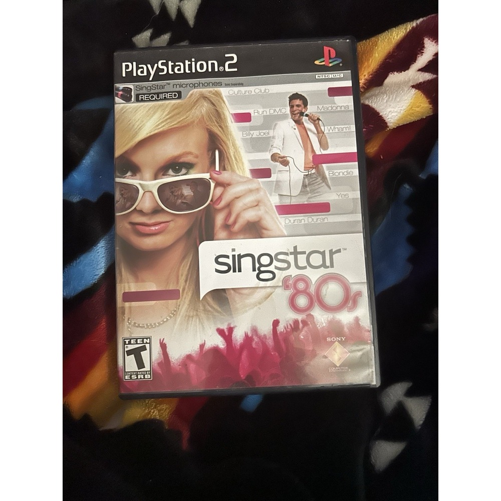 SingStar 80's‎ PS2 PlayStation 2  Complete